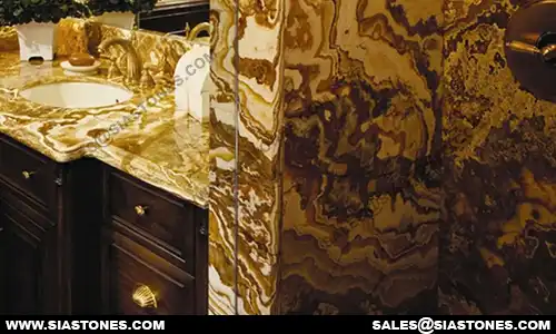 Brown Onyx Vanity Top