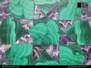 Malachite Pietra Dura Inlay 1