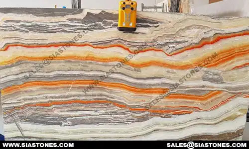 Multi-Color Onyx Slab 3