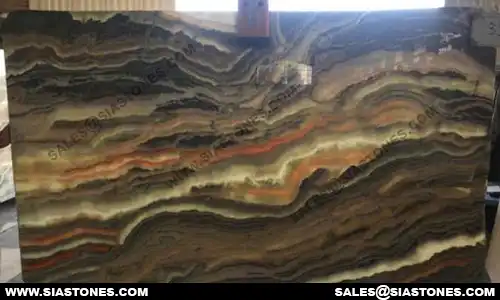 Multi-Color Onyx Slab 6