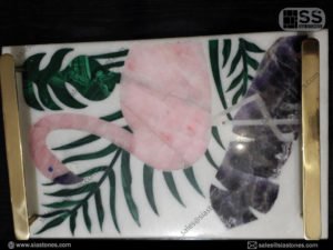 Quartz Pietra Dura Inlay 4