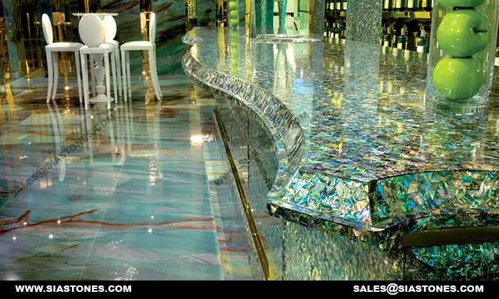 Abalone Shell Gemstone Countertop