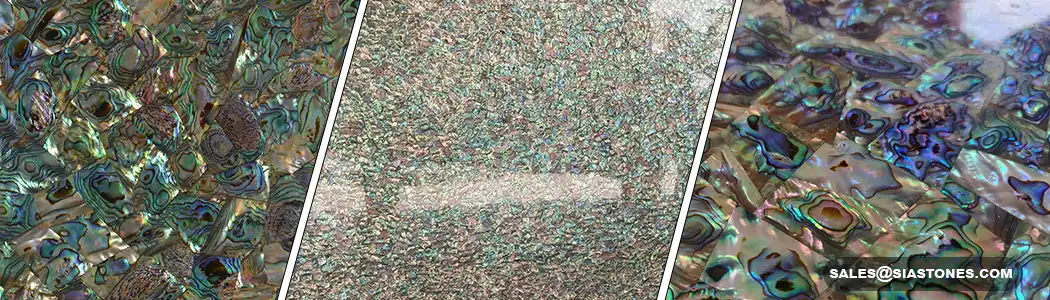 Abalone Shell Gemstone Slab Collection