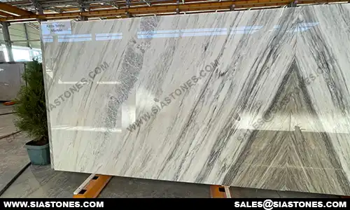 Azna White Marble Slab 1