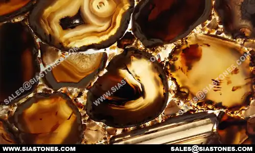 Brown Agate Backlit Slab