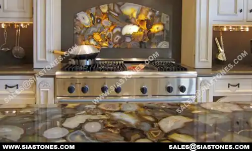 Brown Agate Kitchen Top