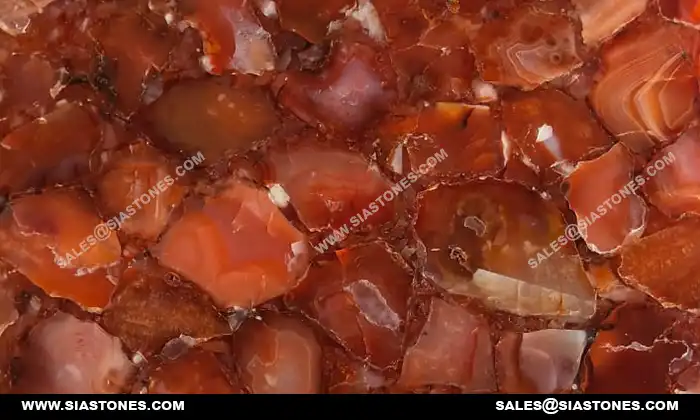 Carnelian Red Agate Slab