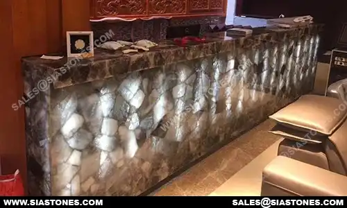 Dark Smoky Quartz Countertop
