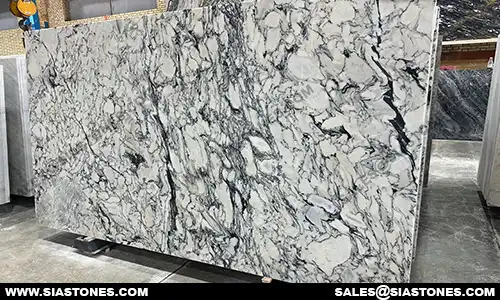 Escato White Marble Slab 3