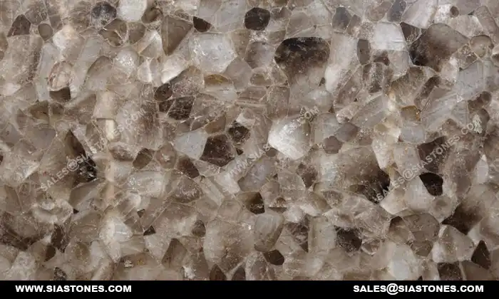 Light Smoky Quartz Slab