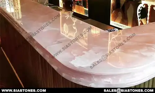 Pink Onyx Countertop