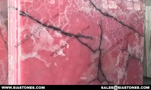 Pink Onyx Slab 6