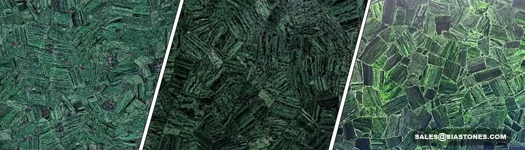 Ruby Zoisite Gemstone Slab Collection