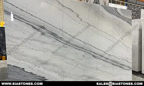 Simon White Marble Slab 1