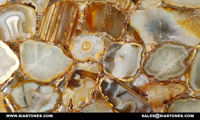 Yellow Golden Agate Slab
