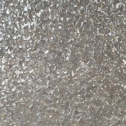 White Mother Of Pearl Random Pattern Tile Sample