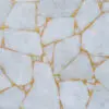White Quartz Gold Fill Tile Sample