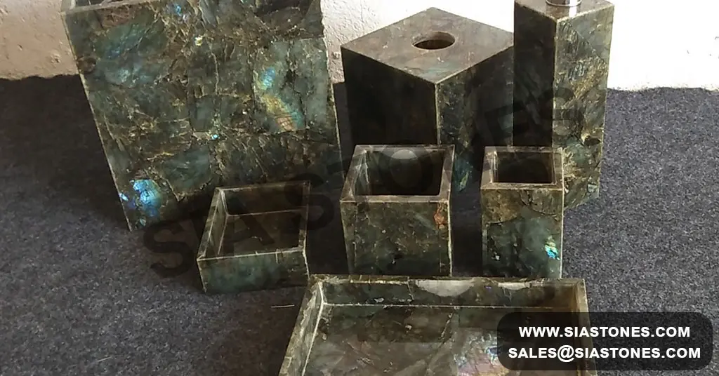Labradorite Bath Accessories