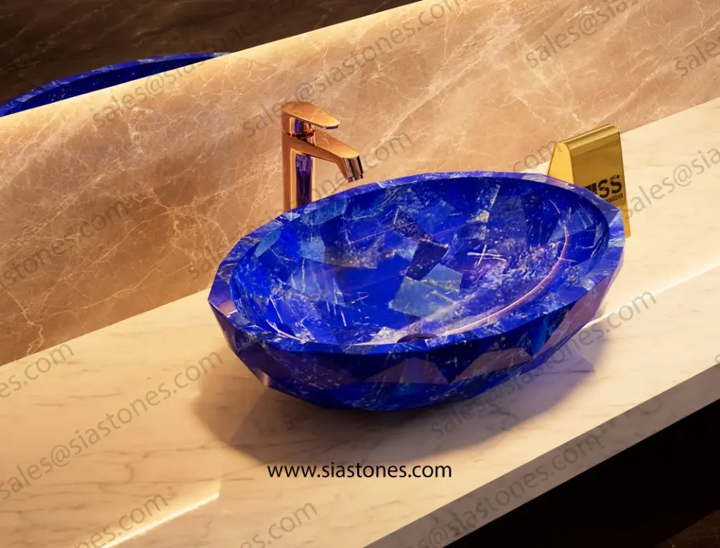 Lapis Lazuli Crystal Cut Basin