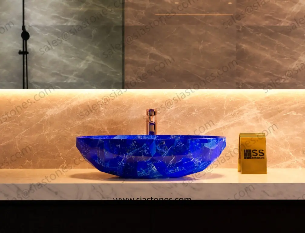 Lapis Lazuli Crystal Cut Basin - Image 2