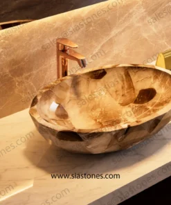 Smoky Quartz Crystal Cut Basin