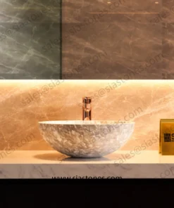 Alternative view of Mother Of Pearl Round Wash Basin
